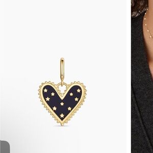 LOOKING for Gorjana Gold and black Star Heart Necklace